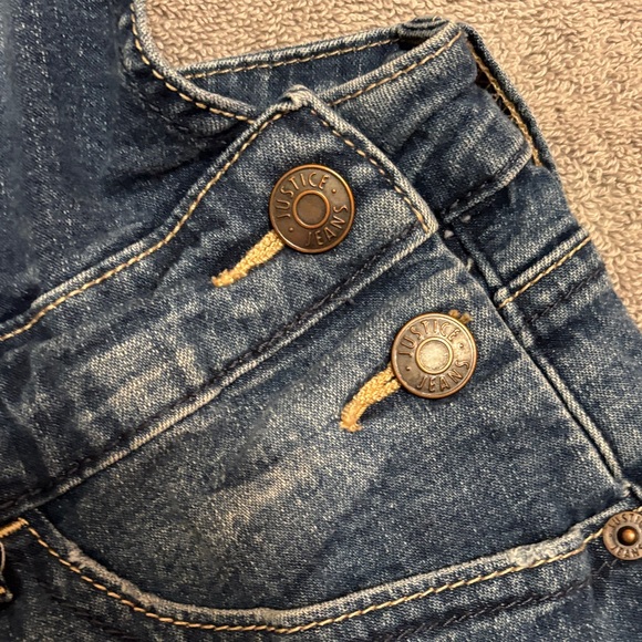 Justice Dark Blue Kids shortalls - Picture 2 of 7